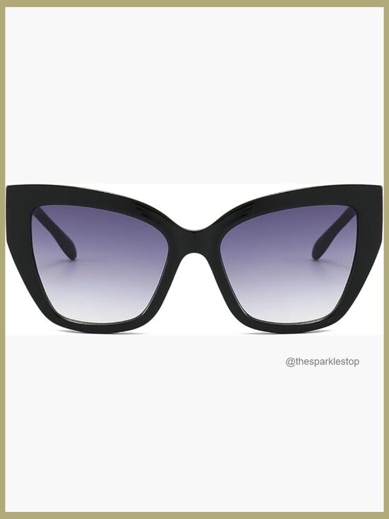 Oversized Cat Eye Sunglasses UV400 Acetate Frame main image 7